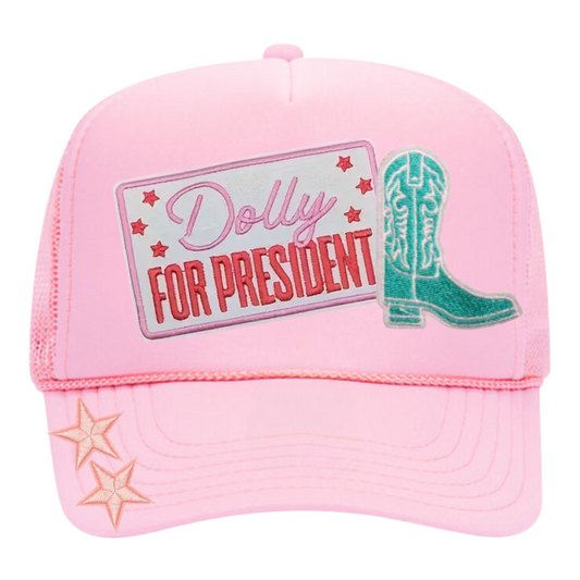 Dolly for President Trucker Hat