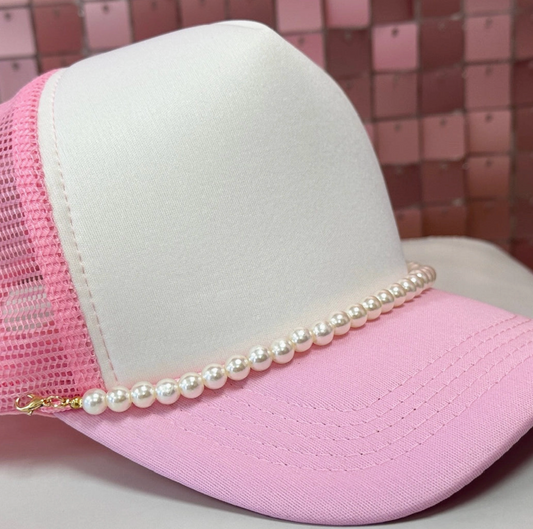 Large Pearl Trucker Hat Chain